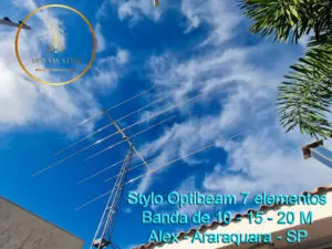 Antena direcional Stylo Optibeam de 7 Elementos
